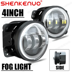 Pair 55W Car 4Inch Round Led Fog Lights Driving Lamp for Dodge Charger 2011-2014 - Bild 1 von 15