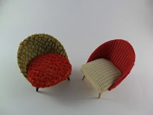 2 schöne gebrauchte Sessel für die Puppenstube - Bild 1 von 2