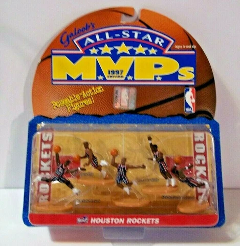 1997 - ALL-STAR MVPS - NBA - HOUSTON ROCKETS - POSEABLE ACTION FIGURES Cover