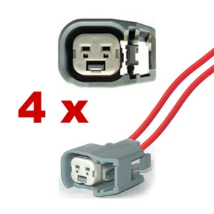 Connettore iniettore - BOSCH EV6 / EV14 con cavo (4 x FEMALE) motore iniezione - Picture 1 of 3