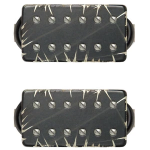 Bare Knuckle The Juggernaut Humbucker Pickup Set, Black Battleworn Covers - Picture 1 of 1