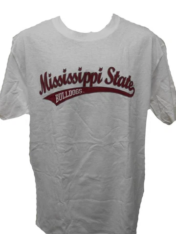 New Mississippi State Bulldogs Adult Mens sizes M-L-XL-2XL White Shirt Cover