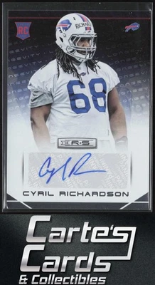 Cyril Richardson 2014 Panini Rookies & Stars #123 Rookie Autographs Longevity - Image 1 of 2