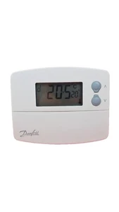 Danfoss RT51RF BATTERY Digital Wireless  Thermostat Only NEW , box worn  - Picture 1 of 2