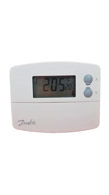 Danfoss RT51RF BATTERY Digital Wireless  Thermostat Only NEW , box worn  - Image 1 of 2