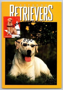 #5406 Military Working Dogs Labrador Retriever FDC Maxi Card w/Pictorial Cancel - Picture 1 of 2