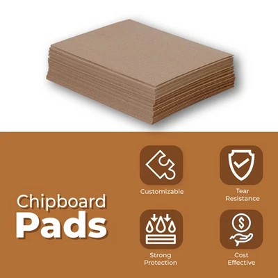 26 x 38" Heavy Duty Chipboard Pad 30 pt. Sturdy Kraft Multi-purpose, 70/cs - Image 1 of 4