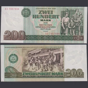 DDR 200 Mark 1985 P32a - Nicht Ausgegeben - Wappen der DDR [63098 - Bild 1 von 1