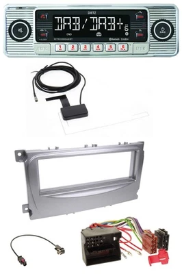 Dietz Bluetooth USB MP3 DAB Autoradio für Ford S-Max Mondeo 07-14 silber - Bild 1 von 4