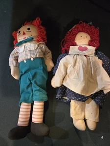 Raggedy Ann & Andy Puppe Set Menge 4 - Bild 1 von 3