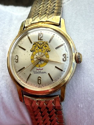 Vintage 1960s Waltham "Jimmy Hoffa Teamsters" Gold-Filled Manual Wind Watch - Image 1 of 4