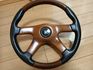 Nardi Torino Wood & Leather Steering Wheel 14.4in Honda Inspire Used OOP QQD - Picture 1 of 10