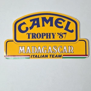 Camel Trophy '87 Madagascar Italian Team Sticker Vintage 1987  - Picture 1 of 2