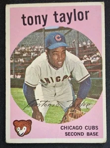 1959 Topps #62 Tony Taylor Chicago Cubs - Picture 1 of 2