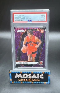 2024 Prizm Ja'Kobe Walter Fast Break Purple Rookie RC SP /75 PSA 9 MINT #223 - Bild 1 von 2