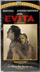 Evita Wide Screen Collectors Edition VHS Madonna Antonio Banderas *NEW, SEALED* - Imagen 1 de 7