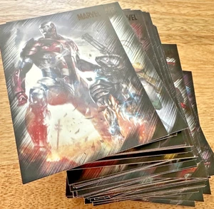 Marvel Heroes and Villains Base 81 Card Set 2010 WOLVERINE DEADPOOL -85 - Foto 1 di 9