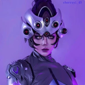 Overwatch 2 Widowmaker Helm Maske LED mechanisch beweglich Cosplay Blizzard - Bild 1 von 10