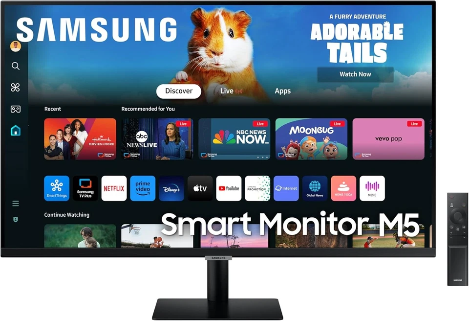 Samsung S32DM502EU Smart Monitor 32" FHD 1920x1080 HDR10 HDMI WLAN Tizen App - Bild 1 von 4