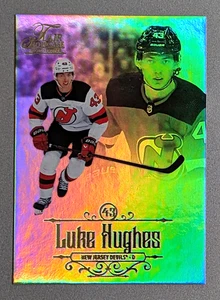 Luke Hughes 2023-24 Upper Deck Fleer Ultra Flair Showcase Showstopper Rookie - Picture 1 of 2