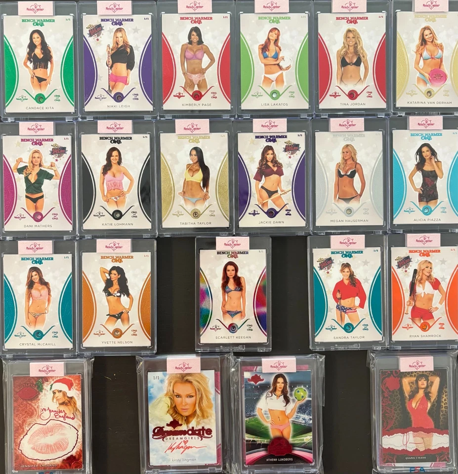 2024 Benchwarmer One 1/1 Encased ATHENA LUNDBERG Soccer PREMIUM BASE BUY BACK - Image 1 of 1