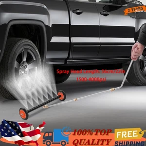 22" Pressure Power Washer Surface Cleaner Undercarriage Water Broom 4000PSI - Picture 1 of 17