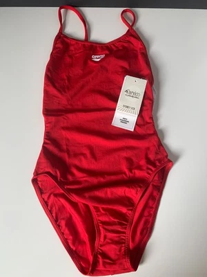 Traje de baño con espalda de encaje para mujer ARENA Rojo sólido Talla US 30 - NWT Foto 1 de 4