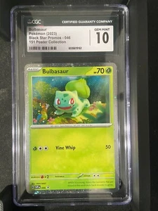 CGC 9 Bulbasaur - 046 (Cosmos Holo) 046 Sv: Scarlet & Violet Promo Cards Holo - Picture 1 of 2