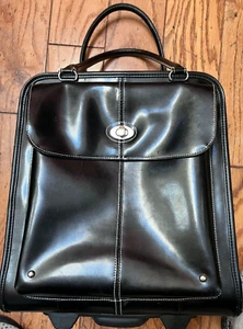 Wilsons Leather - Wheeled Carry-on in Black - Some Mars & Wear - Picture 1 of 18