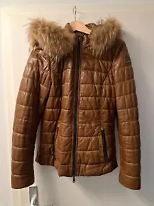LLOYD Damen Lederjacke gefütterte Winterjacke Größe 38 WIE NEU!!! - Bild 1 von 4