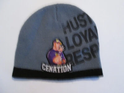 Gorra tejida World Wrestling WWE John Cena Cenation gorro negro/gris OSFM Foto 1 de 2