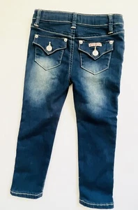NWT $45 HUDSON Kids Girls Skinny Jeans STRETCHY Size 24M RN 140977 EUC - Picture 1 of 7