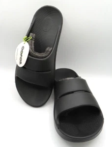 OOFOS OOahh Unisex Black US Men’s 11 Women’s 13 EU 44 - Bild 1 von 5