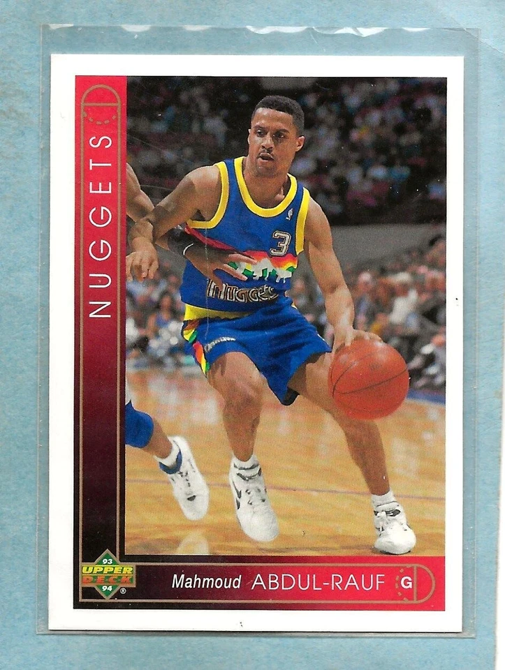 MAHMOUD ABDUL-RAUF - 1993-94 Upper Deck - #44 - Nuggets - $1 Shipping - MINT - Image 1 of 1