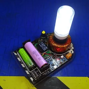 Joule Thief / 2 batterie diverse una 3,7v & 1,5v con contatore multifunzione - Foto 1 di 10