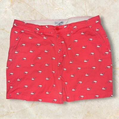 Pantalones Cortos Para Mujer Caribbean Joe Talla 14 Rojo Estampado de Ballena Algodón Spandex Informales Playa Foto 1 de 4