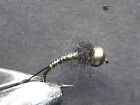1 DOZEN  BEAD HEAD BLACK AND GOLD NYMPHS FOR FLY FISHING-BH 79