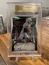 2023 Leaf Metal Xavier Worthy Pre-Production Proof Black Rookie Auto #1/1 🔥📈