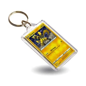 Pokemon Zeraora TCG Card Inspired Keyring / Key Chain Classic Style - Picture 1 of 2