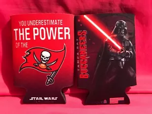 Tampa Bay Buccaneers Star Wars Darth Vader Can koozie coozie totalmente nuevo - Imagen 1 de 1