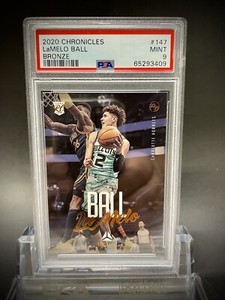 PSA 9 LaMelo Ball Rookie 2020-21 Panini Chronicles BRONZE Parallel LUMINANCE SP