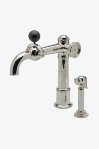 Waterworks 07-74909-30826 Ball Kitchen Faucet Side-Spray POLISHED CHROME New! - Picture 1 of 4