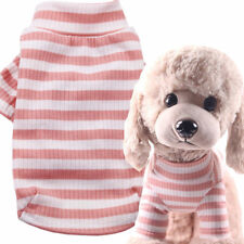 Dog Knitted Sweaters Winter Pet Clothes Small Dogs Warm Coat Soft Stripe Apparel