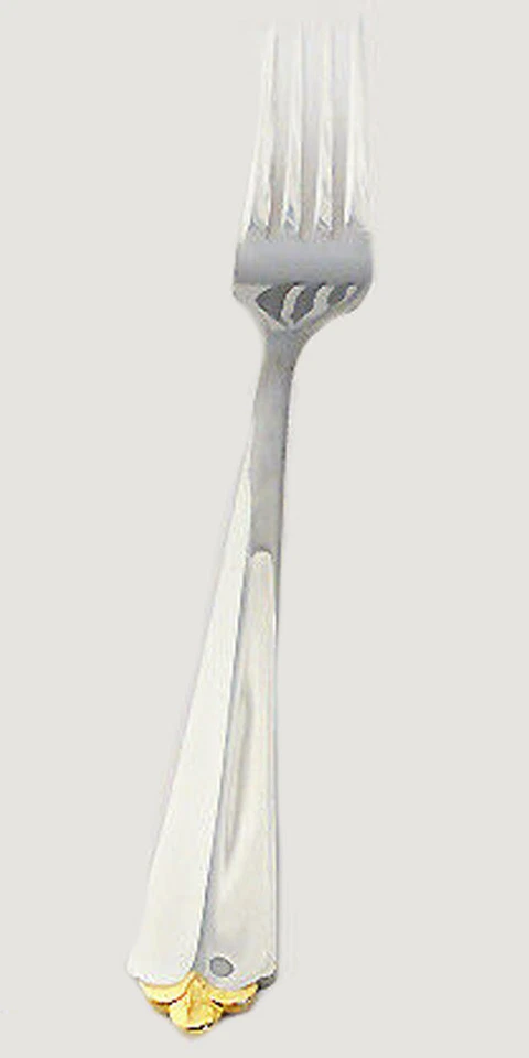 WYNDHAM GOLD by Retroneu Dinner Fork 7.75" NEW NEVER USED made in Japan - Image 1 of 1