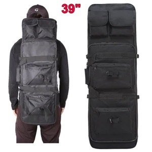 Large Tactical Carbine Rifle Range Gun Carry Case Bag Shooting Hunting Equipment - Picture 1 of 16