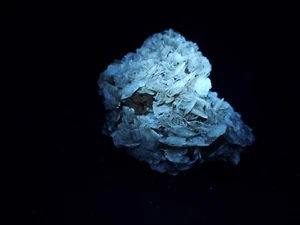 Gypsum Crystal 57 mm - Unique Ukrainian. Specimen with Fluorescent Properties. - Picture 1 of 7