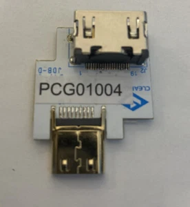 2 pack Mini HDMI Male to Standard HDMI Female Adapter PCB 1080p - Picture 1 of 8