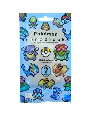 Pokemon x Nanoblock Series 03 Secret Mini Mystery Figure Pack | Japanese | UK - Image 1 of 4