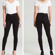 Parker Smith • Eternal Black Ava Skinny Stretch Ecofriendly Jeans Sz 28