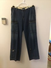 Men's Blue Jeans,by SEVEN 7 EXPRESS,34x32,Multiple Pockets,100% Cotton,Straight.